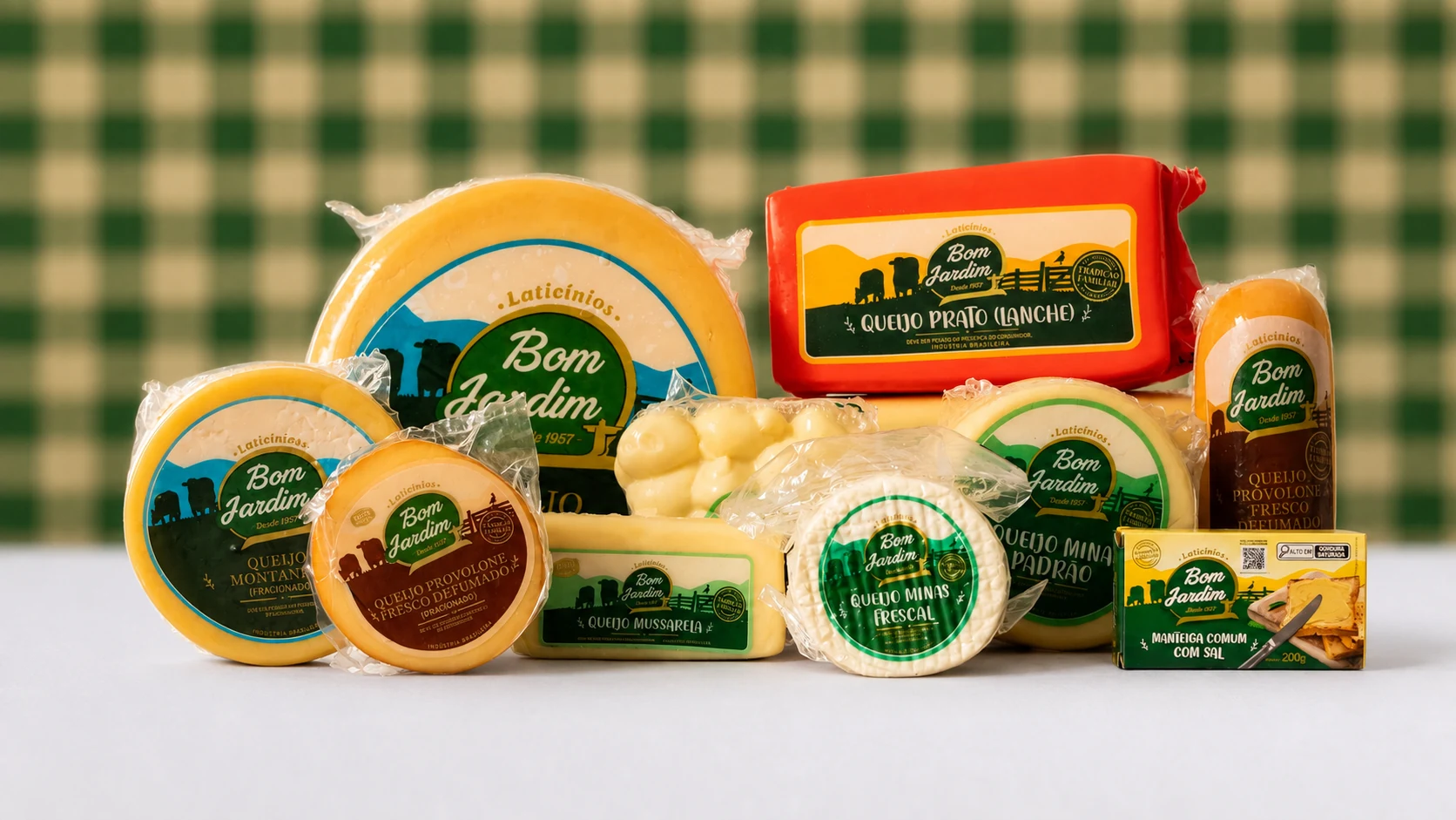 Seleção de produtos do Bom Jardim